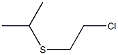 1-Chloro-2-(isopropylthio)ethane Struktur