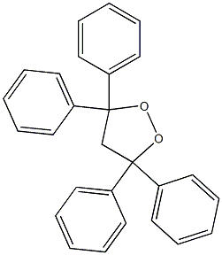 3,3,5,5-Tetraphenyl-1,2-dioxolane Struktur