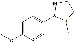 1-Methyl-2-(4-methoxyphenyl)imidazolidine Struktur