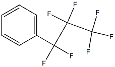 (Heptafluoropropyl)benzene Struktur