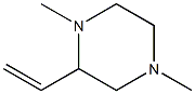 1,4-Dimethyl-3-vinylpiperazine Struktur