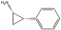 (1S,2S)-2-Phenylcyclopropanamine Struktur