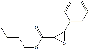 3-Phenyloxirane-2-carboxylic acid butyl ester Struktur