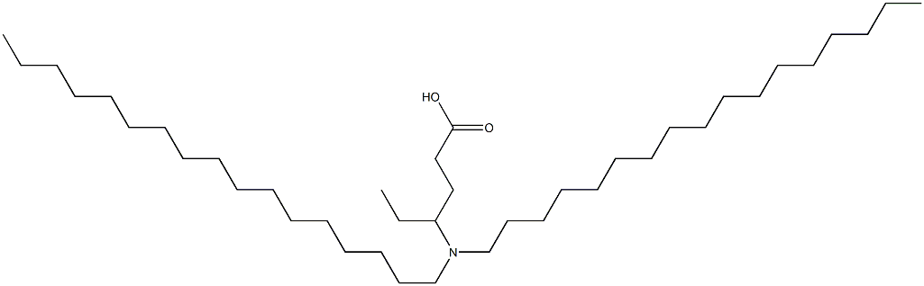 4-(Diheptadecylamino)hexanoic acid Struktur