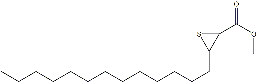 2,3-Epithiopalmitic acid methyl ester Struktur