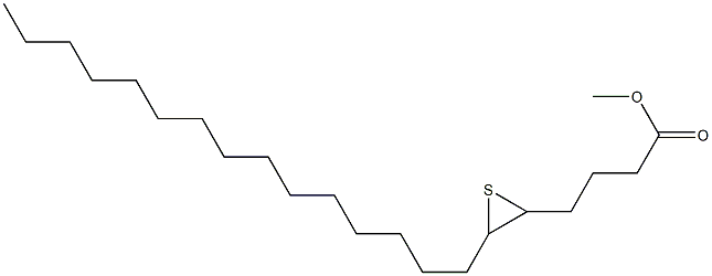 5,6-Epithiohenicosanoic acid methyl ester Struktur