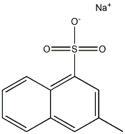 3-Methyl-1-naphthalenesulfonic acid sodium salt Struktur