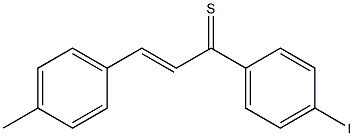 (E)-4'-Iodo-4-methylthiochalcone Struktur