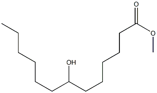 7-Hydroxytridecanoic acid methyl ester Struktur