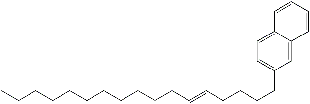 2-(5-Heptadecenyl)naphthalene Struktur