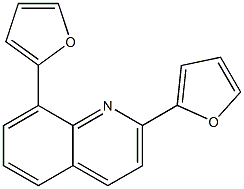 2,8-Bis(2-furanyl)quinoline Struktur