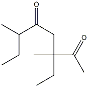 3-Ethyl-3,6-dimethyloctane-2,5-dione Struktur