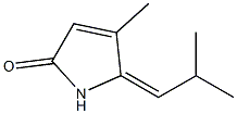 4-METHYL-5-(2-METHYLPROPYLIDENE)-1H-PYRROL-2(5H)-ONE Struktur