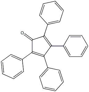 2,3,4,5-tetraphenylcyclopenta -2,4-dienone Struktur