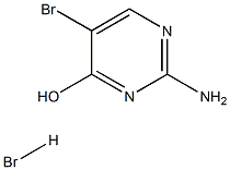 2-Amino-5-bromo-4-hydroxypyrimidine hydrobromide Struktur