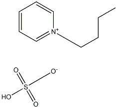 N-butylpyridinium hydrogen sulfate Struktur