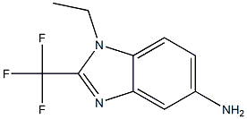 1-Ethyl-2-trifluoromethyl-1H-benzoimidazol-5-ylamine Struktur