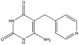 6-Amino-1-pyridin-4-ylmethyl-1H-pyrimidine-2,4-dione Struktur