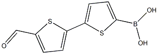 5'-Formyl-2,2'-bithiophene-5-boronic Acid Struktur