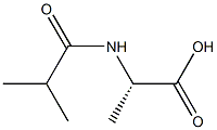 N-Isobutyrylalanine Struktur