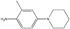 2-Methyl-4-(1-piperidinyl)aniline Struktur