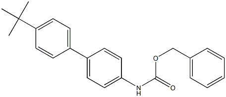 benzyl (4'-(tert-butyl)-[1,1'-biphenyl]-4-yl)carbamate Struktur