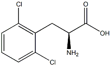 D-2,6-Dichlorophenylalanine Struktur