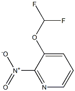 2-Nitro-3-difluoromethoxypyridine Struktur