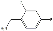 2-Methoxy-4-fluorobenzylamine Struktur