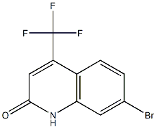 7-Bromo-4-(trifluoromethyl)quinolin-2(1H)-one Struktur