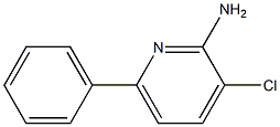 2-Amino-3-chloro-6-phenylpyridine Struktur