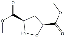 (3R,5S)-Isoxazolidine-3,5-dicarboxylic acid dimethyl ester Struktur