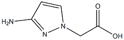 (3-amino-1H-pyrazol-1-yl)acetic acid Struktur