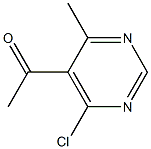 1-(4-chloro-6-methylpyrimidin-5-yl)ethanone Struktur