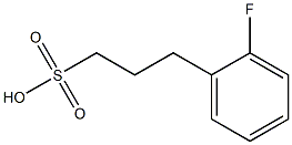 3-(2-Fluoro-phenyl)-propane-1-sulfonic acid Struktur