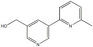 (5-(6-methylpyridin-2-yl)pyridin-3-yl)methanol Struktur