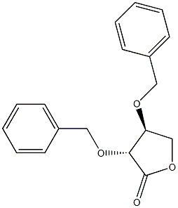 2,3-Di-O-benzyl-L-threonic acid-1,4-lactone Struktur