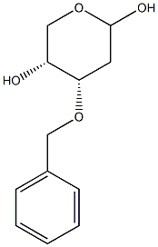 3-O-Benzyl-2-deoxy-D-arabinopyranose Struktur