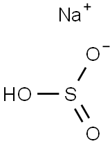 Sodium bisulfite solution (5%) Struktur