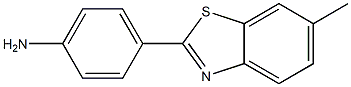 2-p-aminophenyl-6-methylbenzothiazole Struktur