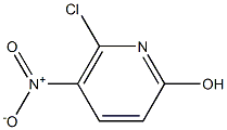 2-hydroxy-5-nitro-6-chloropyridine Struktur