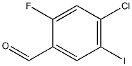 4-Chloro-2-fluoro-5-iodo-benzaldehyde Struktur