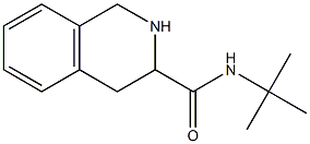 N-tert-butyl-1,2,3,4-tetrahydroisoquinoline-3-amide Struktur