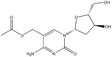 5-Acetoxymethyl-2'-deoxycytidine Struktur