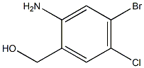 (2-Amino-4-bromo-5-chloro-phenyl)-methanol Struktur