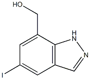 (5-Iodo-1H-indazol-7-yl)-methanol Struktur