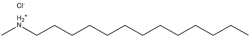 Tridecyl methyl ammonium chloride Struktur