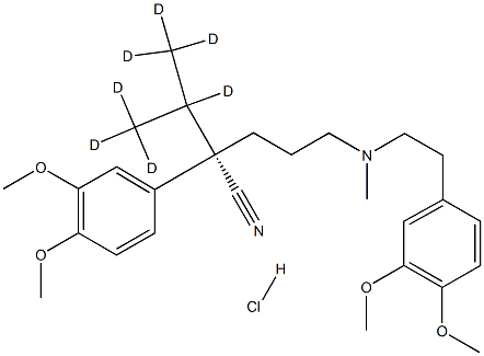 S-Verapamil-D7 HCL Struktur