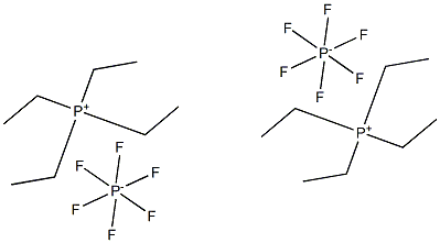 TETRAETHYLPHOSPHONIUM HEXAFLUOROPHOSPHATE Tetraethylphosphonium hexafluorophosphate Struktur