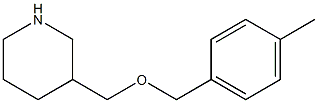 3-([(4-METHYLBENZYL)OXY]METHYL)PIPERIDINE Struktur